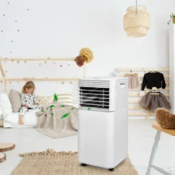Lospitch Mobiles Klimageraet 7.000 BTU/h Mit Oekologischem Kuehlmittel,4-in-1 Klimaanlage Eco R290,Aircondition, Ventilator Und Luftentfeuchter Für Raeume Bis 60 M3,Weiss,EEK: A Klimaanlagen -Kaufland Verkäufe 772fa82af40a36dba45c22a21eb210b5