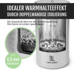 Bjørn Liebdhal French Press Edelstahl Kaffeemaschine Auch Für Camping : 0.6 Liter -Kaufland Verkäufe 778d03e1698cf02462e28806679b215a