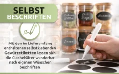 PORADA 12 Stapelbare Gewürzgläser Set 150ml Glasbehälter Mit Deckel Aufbewahrung Küche Gewürzdosen Vorratsdosen Glas Mit Deckel Aufbewahrungsgläser Küchenorganisation Aufbewahrung… 21 PORADA 12 Stapelbare Gewürzgläser Set 150ml Glasbehälter Mit Deckel Aufbewahrung Küche Gewürzdosen Vorratsdosen Glas Mit Deckel Aufbewahrungsgläser Küchenorganisation Aufbewahrung… -Kaufland Verkäufe 7842511bf94883786130b5a0c21f71b3