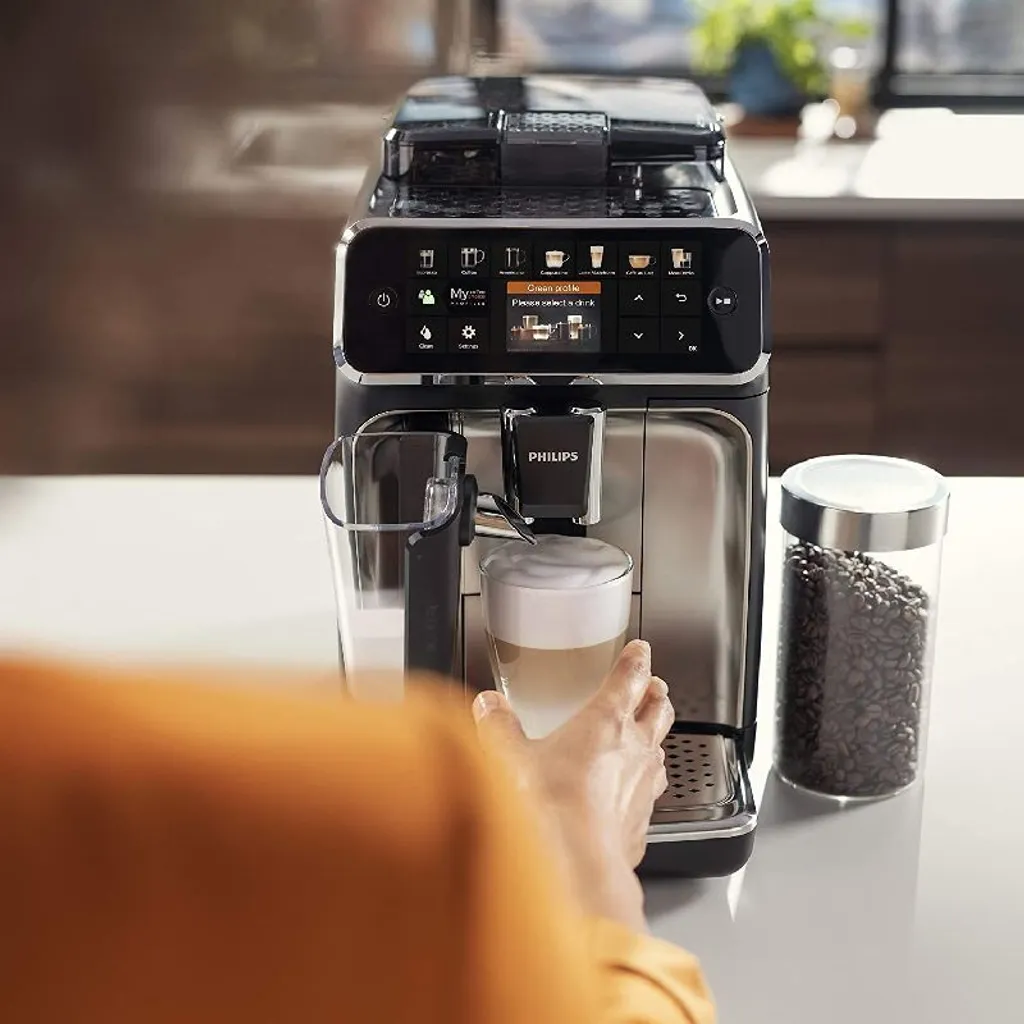 Does Not Apply Philips Series 5400 Kaffeevollautomat – Lattego Milchsystem, 12 Kaffeespezialitäten, Intuitives Display, 4 Benutzerprofile, Chrom (EP5447/90), Chrom / Einzigartig 7 Does Not Apply Philips Series 5400 Kaffeevollautomat – Lattego Milchsystem, 12 Kaffeespezialitäten, Intuitives Display, 4 Benutzerprofile, Chrom (EP5447/90), Chrom / Einzigartig – Bild 5