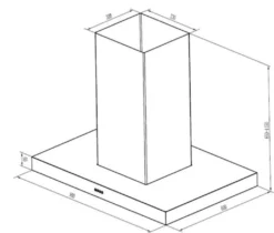 PKM Dunstabzugshaube Inselhaube Esse 8099GIS Z Touch Control Edelstahl 90cm -Kaufland Verkäufe 78aa3181abfb0c21d6d6de40bf598a39