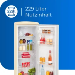 Exquisit Retrokühlschrank RKS325-V-H-160F Magnolienweiss | Standgerät | 229 L Volumen | Magnolienweiß -Kaufland Verkäufe 790cd20c6ee0250d9db8a92a62f91cc7