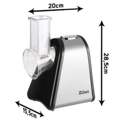 Zilan Elektrische Reibe | Elektrischer Gemüsehobel | Spiralschneider | Gemüseschneider | 200 Watt | 4 Aufsätze | -Kaufland Verkäufe 791ac4e8d321d95dcedacadc17bc2029