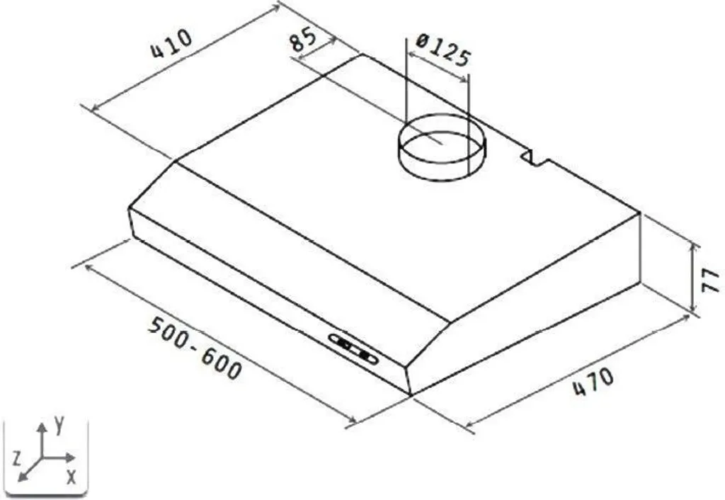Dunstabzugshaube / Unterbauhaube Respekta DH 540 IXL 50cm Silber 8 Dunstabzugshaube / Unterbauhaube Respekta DH 540 IXL 50cm Silber – Bild 6