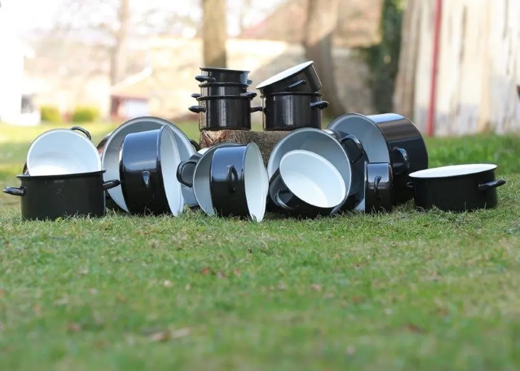 Emailletopf - Suppentopf - Saucentopf - 10l - STANDARD - 28 Cm - Belis - Schwarz 12 Emailletopf - Suppentopf - Saucentopf - 10l - STANDARD - 28 Cm - Belis - Schwarz – Bild 10