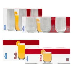 12tlg Gläserset Bella 6x Wasser Trink-Becher 6x Long-Drink Partygläser 310ml Tumbler Glas Gastro -Kaufland Verkäufe 79b789bab6b3b93f1a00d29d68290dfb