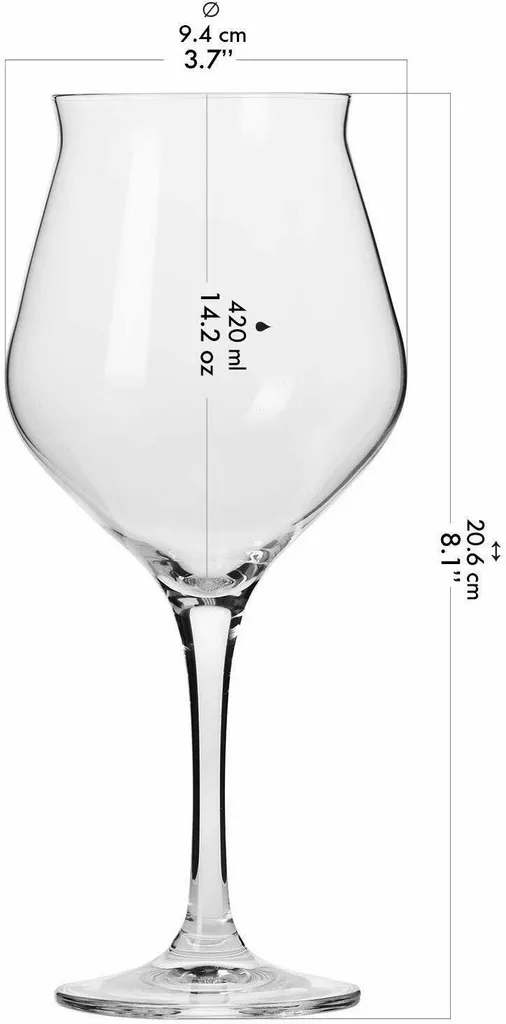 KROSNO Avant-Garde Bier-Tulpen Bier-Gläser, 6er-Set, 420 Ml 16 KROSNO Avant-Garde Bier-Tulpen Bier-Gläser, 6er-Set, 420 Ml – Bild 14