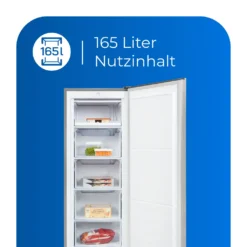 Exquisit Gefrierschrank GS230-010E Inoxlook | Standgerät | 165 L Volumen | Inoxlook -Kaufland Verkäufe 7a0678bfe8958a4f5f53f416267e15c8