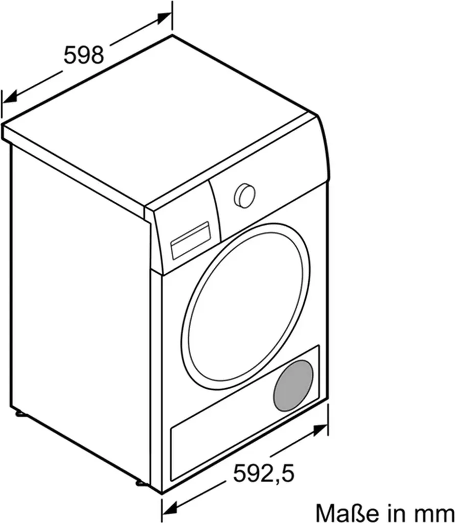 Siemens WT46G402, IQ500, Kondensations-Trockner, 9 Kg 11 Siemens WT46G402, IQ500, Kondensations-Trockner, 9 Kg – Bild 9