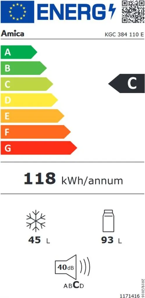 Amica - KGC 384 110 E - Kühl-Gefrierkombination - Edelstahloptik 6 Amica - KGC 384 110 E - Kühl-Gefrierkombination - Edelstahloptik – Bild 4