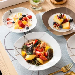 VEWEET Tafelservice 'Nikita' Aus Porzellan, 24 Teilig Geschirrset Beinhatlet Müslischalen, Dessertteller, Speiseteller Und Suppenteller, Geschirrservice Für 6 Personen 13 VEWEET Tafelservice 'Nikita' Aus Porzellan, 24 Teilig Geschirrset Beinhatlet Müslischalen, Dessertteller, Speiseteller Und Suppenteller, Geschirrservice Für 6 Personen -Kaufland Verkäufe 7a8443894805f0f70a309a683371bc6e