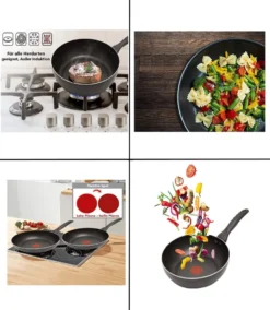 Tefal B30310 Cook&Clean Pfannenset 5tlg Hochrand, Pfanne 28cm + 30cm Hoher Rand, Teflon Antihaftbeschichtet, Bratpfanne Set Tief , Inkl. Deckel -Kaufland Verkäufe 7b14dcb8849c96da575b148d5f85e3b8