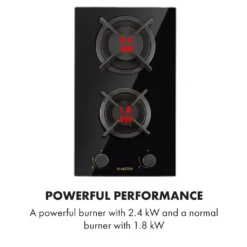 Klarstein Goldflame Domino Gaskochfeld , 2-flammig , Autark , 30 Cm , Einbau , Messing-Brenner , Erdgas/Propangas , Sicherheitsventile , Automatische Abschaltung , Topfträger Aus Gusseisen , Inkl. Schlauch Und Druckminderer , Glaskeramik Ø 8 Mm , Schwarz -Kaufland Verkäufe 7b371c381ceca4dc0b9f6ff6db2b3f94