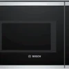 Bosch Serie 6 BFL554MS0, Integriert, Solo-Mikrowelle, 25 L, 900 W, Drehregler, Berührung, Schwarz, Edelstahl