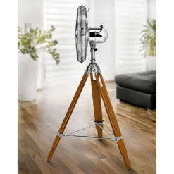 Unold KOLONIAL Design-Standventilator Aus Kiefernholz (Chrom- & Holzoptik, 50 Watt, Dreifuß, 3 Stufen, Oszillation) -Kaufland Verkäufe 7bbe21d1099cfd421b39b7b4538476e6