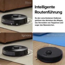 Roborock S7 + Staubsauger Roboter Mit Absaugstation Auto-Empty Dock (Saugleistung 2500Pa, Auto-Lifting-Mopp),Schwarz -Kaufland Verkäufe 7bd5b1ae486d6d2dd286ad3c44d2e7aa