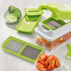 Genius Nicer Dicer Smart 9 Teile - Schneiden, Würfeln, Hobeln, Schälen, Aufbewahren, Obst- & Gemüse-Schneider; A33551 -Kaufland Verkäufe 7c0c604c965f00fd00274d1603f5e272