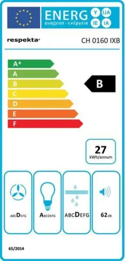 Dunstabzugshaube / Glasschirmhaube Respekta CH 0160 IXB 60cm Edelstahl -Kaufland Verkäufe 7c340bb384182196905376732ba63799