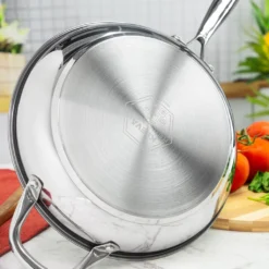 Livington Dura Pan - Pfannenset Mit Universaldeckel - 28cm + 24cm Pfanne - 3-lagige Antihaftbeschichtung - Pflegeleichtes Edelstahlgehäuse - Für Alle Herdplatten Geeignet -Kaufland Verkäufe 7c4572af513af58facf60750e15cbd61