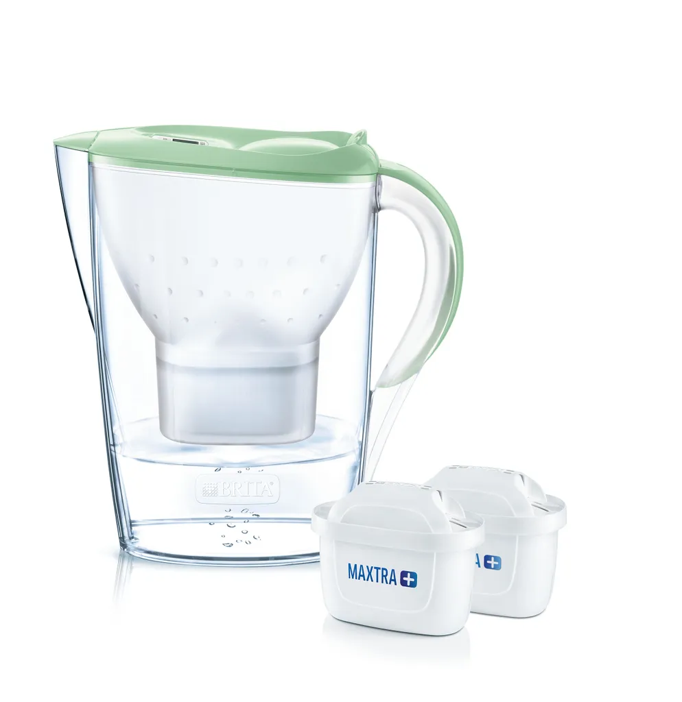 Brita Wasserfilter-Kanne Marella Hellgrün Inkl. 2 MAXTRA+ 3 Brita Wasserfilter-Kanne Marella Hellgrün Inkl. 2 MAXTRA+