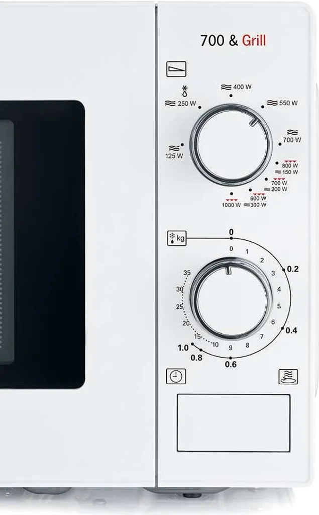 SEVERIN Mikrowelle MW 7891 700 Watt Mit Grillfunktion Weiß 7 SEVERIN Mikrowelle MW 7891 700 Watt Mit Grillfunktion Weiß – Bild 5