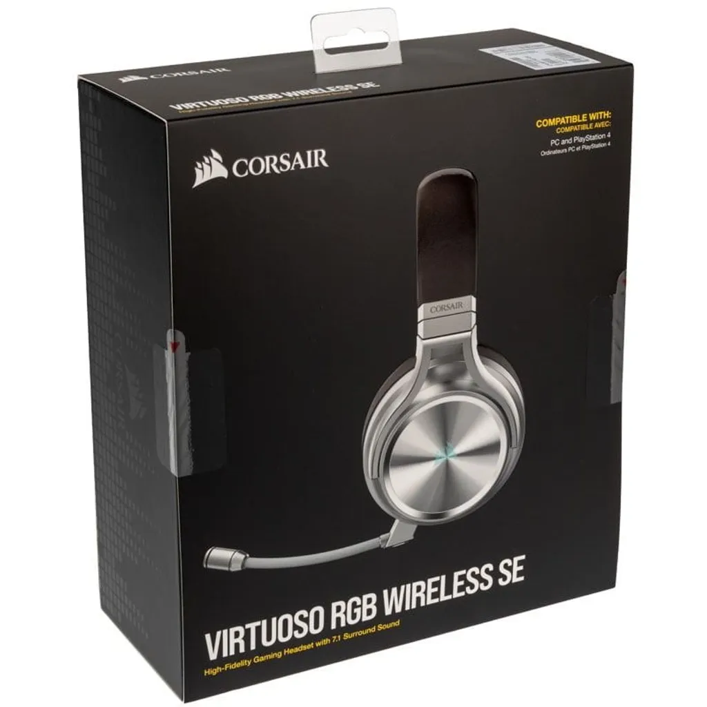 Corsair VIRTUOSO RGB - Kopfhörer - Kopfband - Gaming - Espresso - Drehregler - Schieber - Mehrfarben 4 Corsair VIRTUOSO RGB - Kopfhörer - Kopfband - Gaming - Espresso - Drehregler - Schieber - Mehrfarben – Bild 2