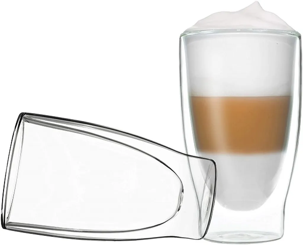 Duos 2x 310ml Doppelwand Latte Macchiato Thermogläser - Set Mit Schwebe-Effekt, Auch Für Tee, Eistee, Säfte, Wasser, Cola, Cocktails Geeignet, DUOS By Feelino 5 Duos 2x 310ml Doppelwand Latte Macchiato Thermogläser - Set Mit Schwebe-Effekt, Auch Für Tee, Eistee, Säfte, Wasser, Cola, Cocktails Geeignet, DUOS By Feelino – Bild 3