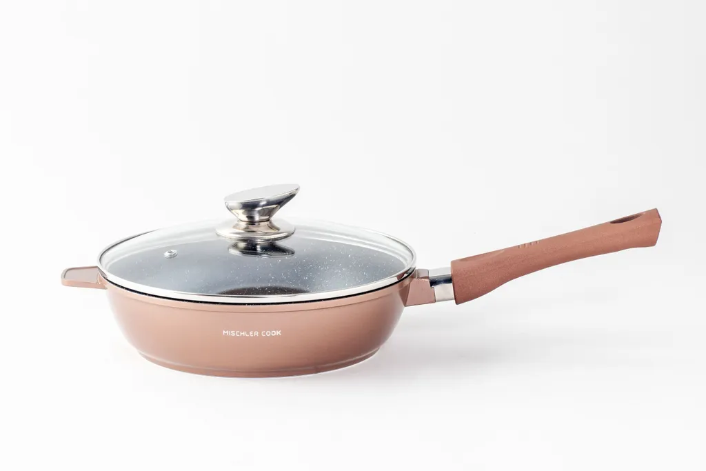 Mischler Cook Bratpfanne Ø24 Cm Marmorbeschichtet Mit Glasdeckel 2-teilig 3 Mischler Cook Bratpfanne Ø24 Cm Marmorbeschichtet Mit Glasdeckel 2-teilig