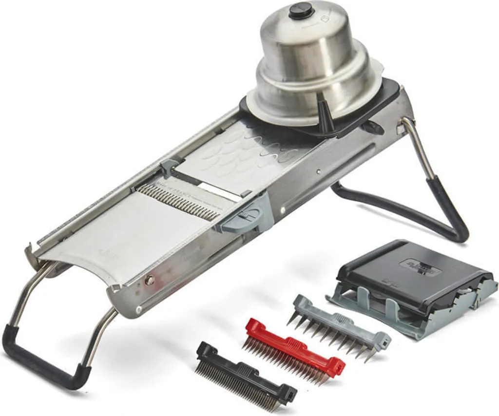 De Buyer Mandoline Revolution Edelstahl 3 De Buyer Mandoline Revolution Edelstahl