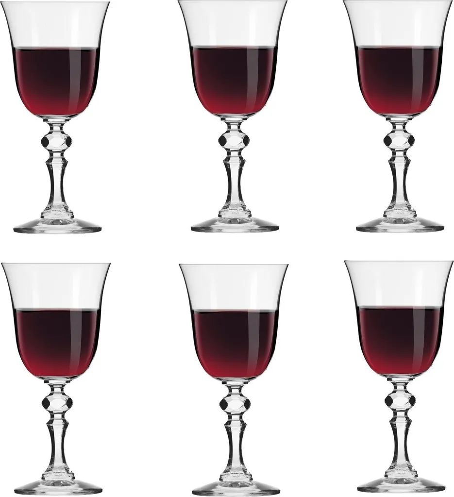 KROSNO Krista Kleine Rotweingläser, 6er-Set, 220 Ml 20 KROSNO Krista Kleine Rotweingläser, 6er-Set, 220 Ml – Bild 18