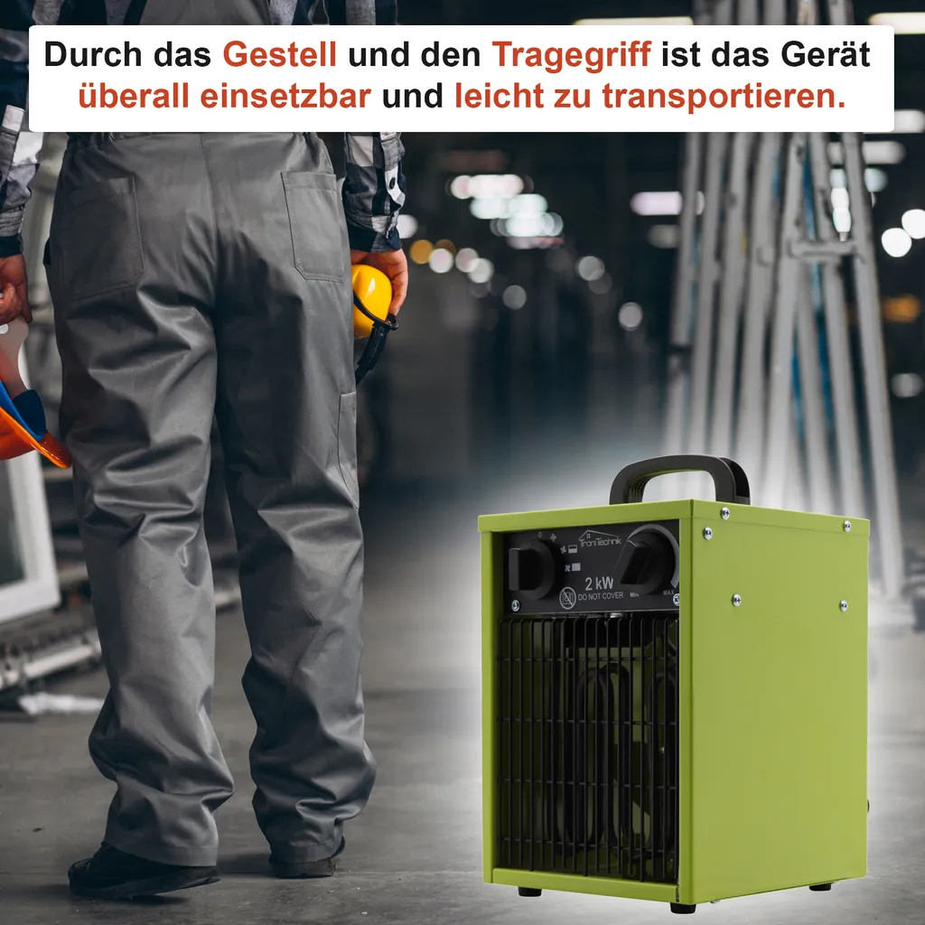 Tronitechnik TT-EIH-152 Heizgerät Heizlüfter Heizung 2.000 Watt, Tragegriff, Stahl, Stufenlose Thermosteuerung 10 Tronitechnik TT-EIH-152 Heizgerät Heizlüfter Heizung 2.000 Watt, Tragegriff, Stahl, Stufenlose Thermosteuerung – Bild 8