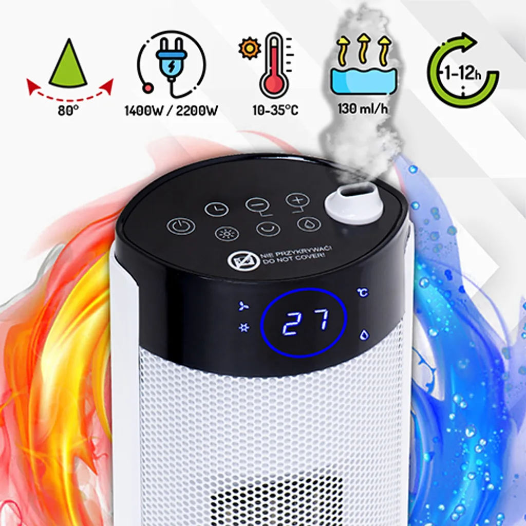 Adler Turmheizung Heizlüfter Keramik 2200 W Mit Fernbedienung Heizgeräte Keramikheizer Oszillation Heizung Standlüfter 12 Adler Turmheizung Heizlüfter Keramik 2200 W Mit Fernbedienung Heizgeräte Keramikheizer Oszillation Heizung Standlüfter – Bild 10