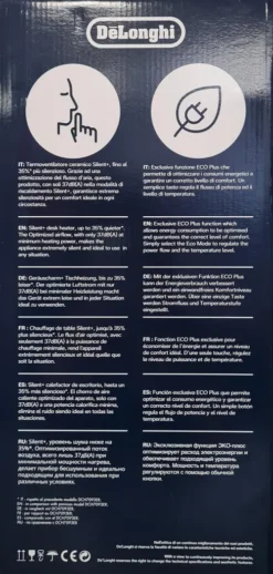 De'Longhi DeLonghi DCH7993ER.BC Keramik Heizlüfter, 2.400 W - Schwarz 12 De'Longhi DeLonghi DCH7993ER.BC Keramik Heizlüfter, 2.400 W - Schwarz -Kaufland Verkäufe 7ee3fd14cada1ff634d7196431c120d9