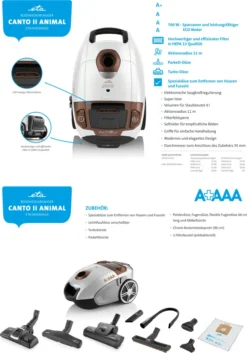 ETA Bodenstaubsauger CANTO II ANIMAL ETA349290020, Eco Motor, 700 Watt, Mit Beutel, Aktionsradius 11 M -Kaufland Verkäufe 7f26f12d21669989cd4e1e3d06fc5811