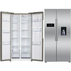 PKM Side By Side Kühl-Gefrierkombination Kühlschrank NoFrost SBS450 NFDWD 440L