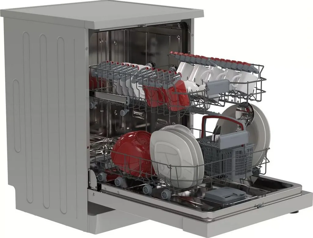 Sharp - QW-HX12F47ES-DE - Stand-Geschirrspüler - Silber - 60 Cm 4 Sharp - QW-HX12F47ES-DE - Stand-Geschirrspüler - Silber - 60 Cm – Bild 2