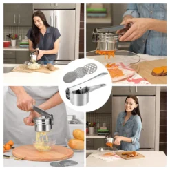 3 In 1 Edelstahl Kartoffelpresse Spätzlepresse Spaghettieispresse Mit 3 Locheinsätzen Kartoffel Ricer Masher Obstpresse Professionelle -Kaufland Verkäufe 7f63daf317c1329858d869e48d71288c
