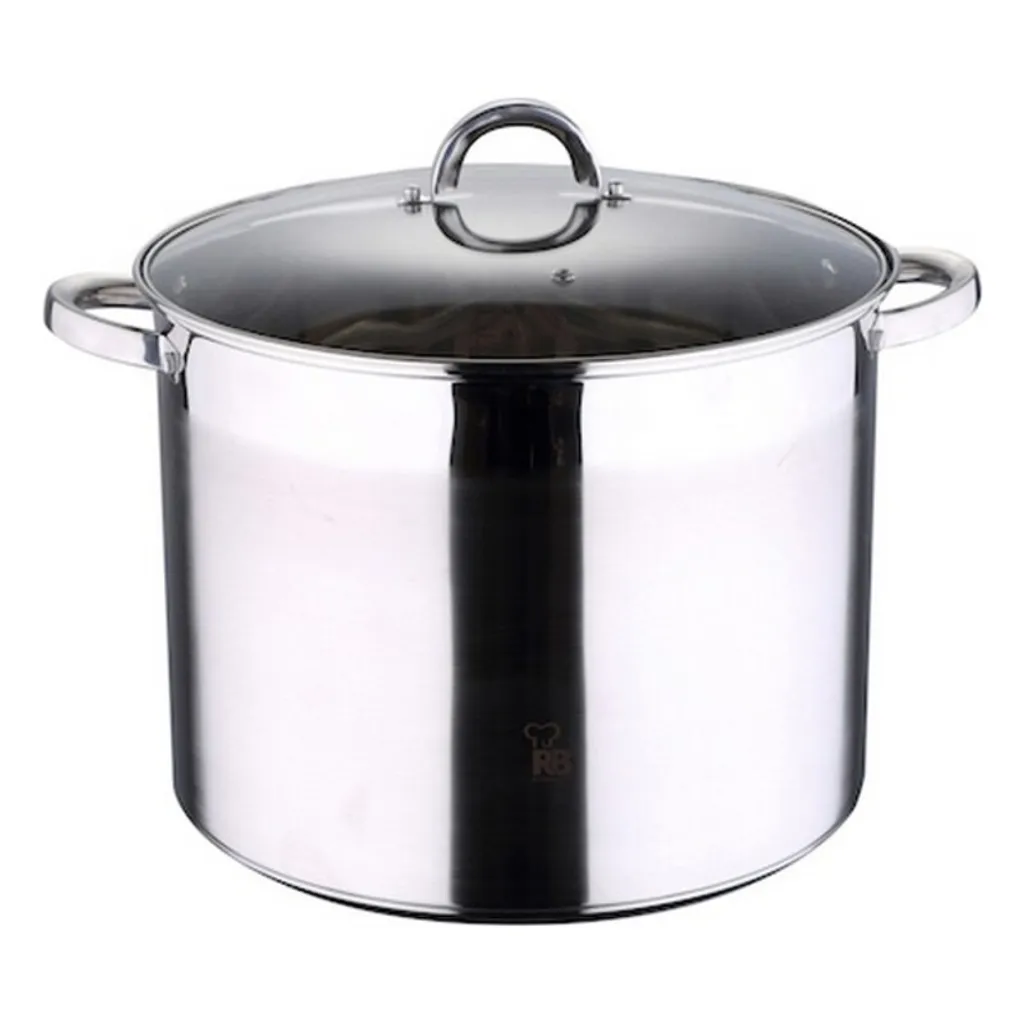 Renberg Induktion Kochtopf + Glasdeckel Topf Suppentopf 12 L RB-2262 5 Renberg Induktion Kochtopf + Glasdeckel Topf Suppentopf 12 L RB-2262 – Bild 3