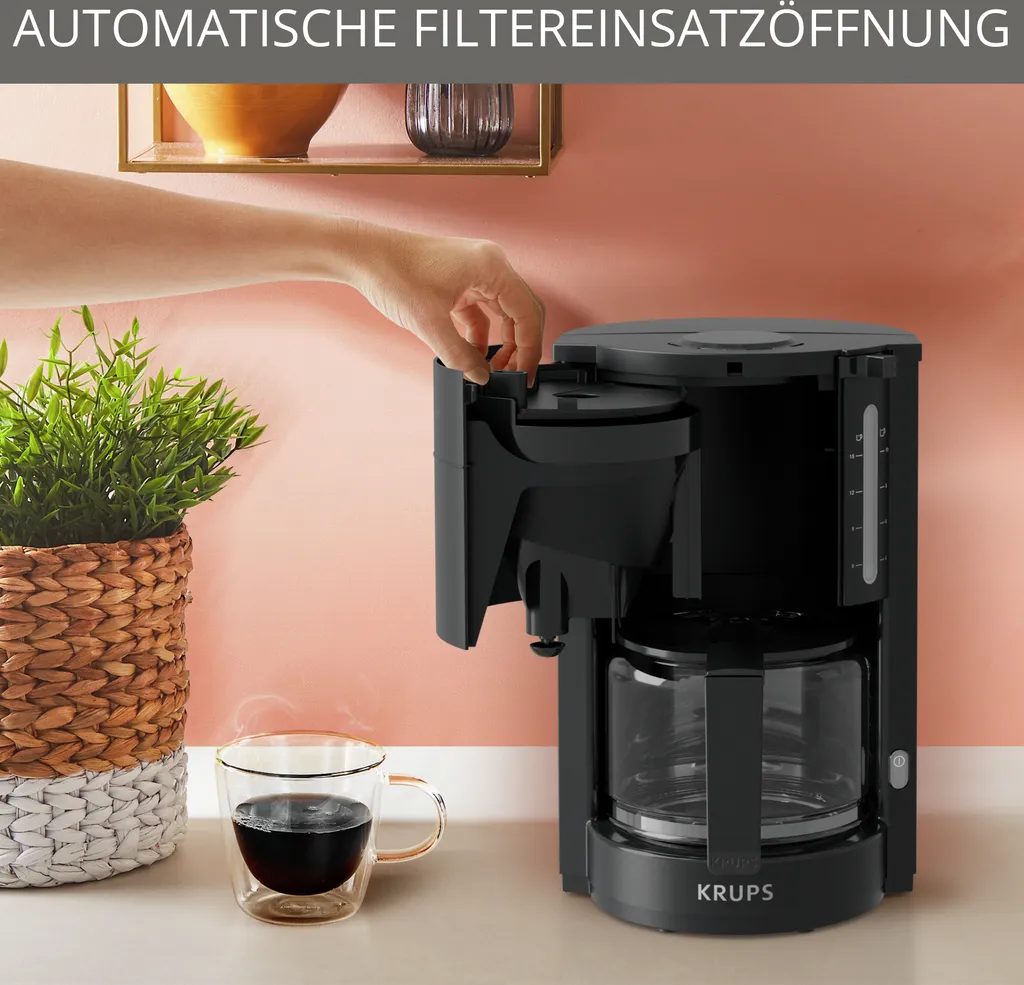 Krups F30908 ProAroma Kaffeemaschine Schwarz 7 Krups F30908 ProAroma Kaffeemaschine Schwarz – Bild 5