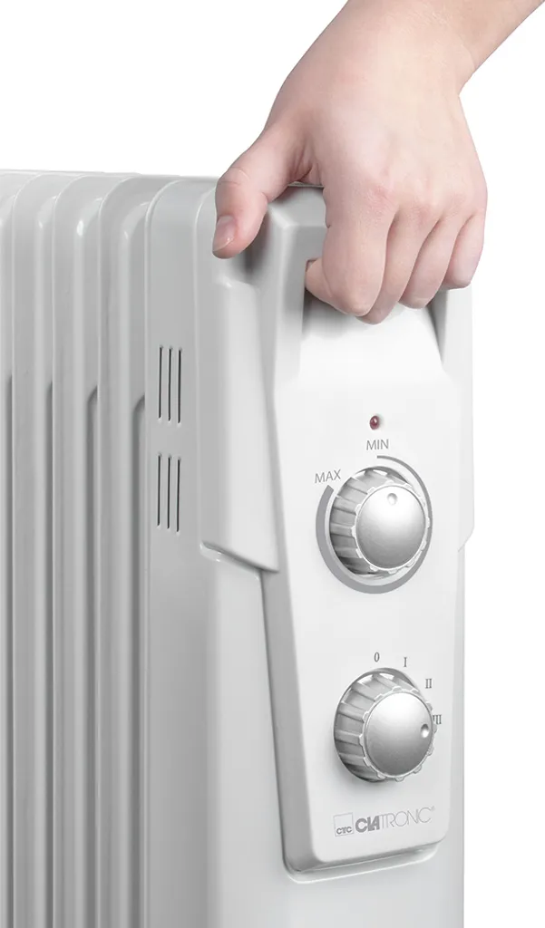 CLATRONIC Öl-Radiator RA 3736 9 Rippen Weiß 6 CLATRONIC Öl-Radiator RA 3736 9 Rippen Weiß – Bild 4