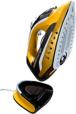 Phoenix Free Flight Premium-Bügeleisen – Dampfbügeleisen Mit Station Kabellos – Antikalk-Selbstreinigungsfunktion - Abschaltfunktion - Auffrischen Von Kleidung - 370ml Wassertank – 2400 Watt