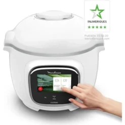 MOULINEX CE901100 Intelligenter Multikocher Cookeo Touch Touchscreen Mit Hohem Druck 250 Rezepte 13 Modi - Weiß -Kaufland Verkäufe 80be88b51b0f0bddc6783a98069c5e39