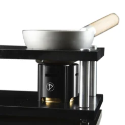 DeWok Windstop Windschutz Outdoor Alu Windscreen Für Tisch-Kochset DeWok Schwarz