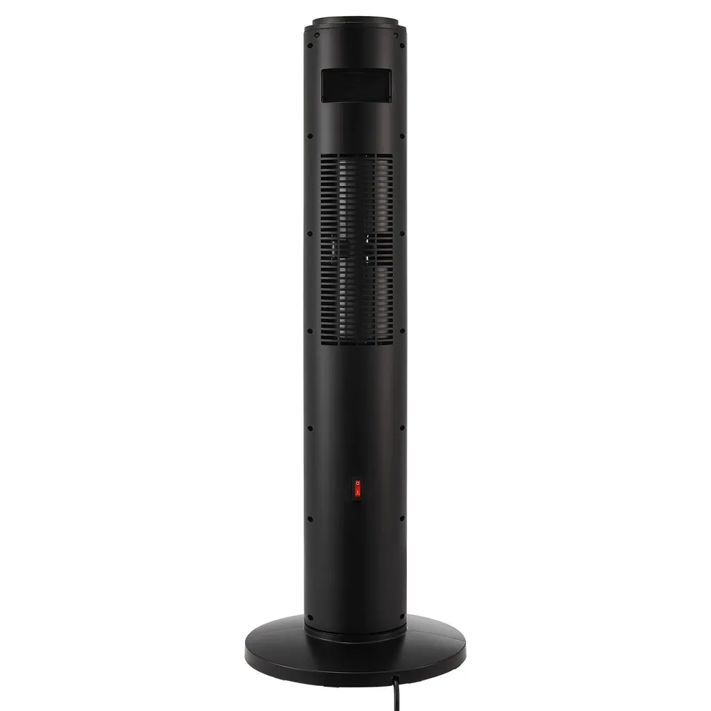 Juskys Turm-Keramik-Heizer – Elektrischer Heizlüfter Mit LCD Display & Fernbedienung, 1000 / 2000W, Kamineffekt, Timer, Oszillation & Umkippschutz 14 Juskys Turm-Keramik-Heizer – Elektrischer Heizlüfter Mit LCD Display & Fernbedienung, 1000 / 2000W, Kamineffekt, Timer, Oszillation & Umkippschutz – Bild 12