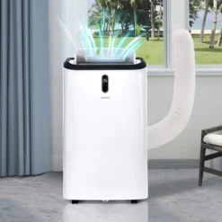 Merax 4in1 Mobile Klimagerät 12000 BTU Klimaanlage Mit Fernbedienung Und APP-Steuerung (WiFi), Klimaanlage Mit Ventilationsfunktion + Kühlen + 24h-Timer Für Räume Bis 100 M³[EEK A] -Kaufland Verkäufe 810ec77c2bda890a5ec7b92aee8e0f8d