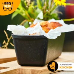 BBQ-Nerd© Kleine Brotbackform 3 L - Gusseisen Kastenform Mit Deckel - Backform Für Ofen, Grill, Feuer - Brottopf Dutch Oven Für Hackbraten Fleischkäse Brot -Kaufland Verkäufe 816e334e52c3776de8de82d715a2c3c0