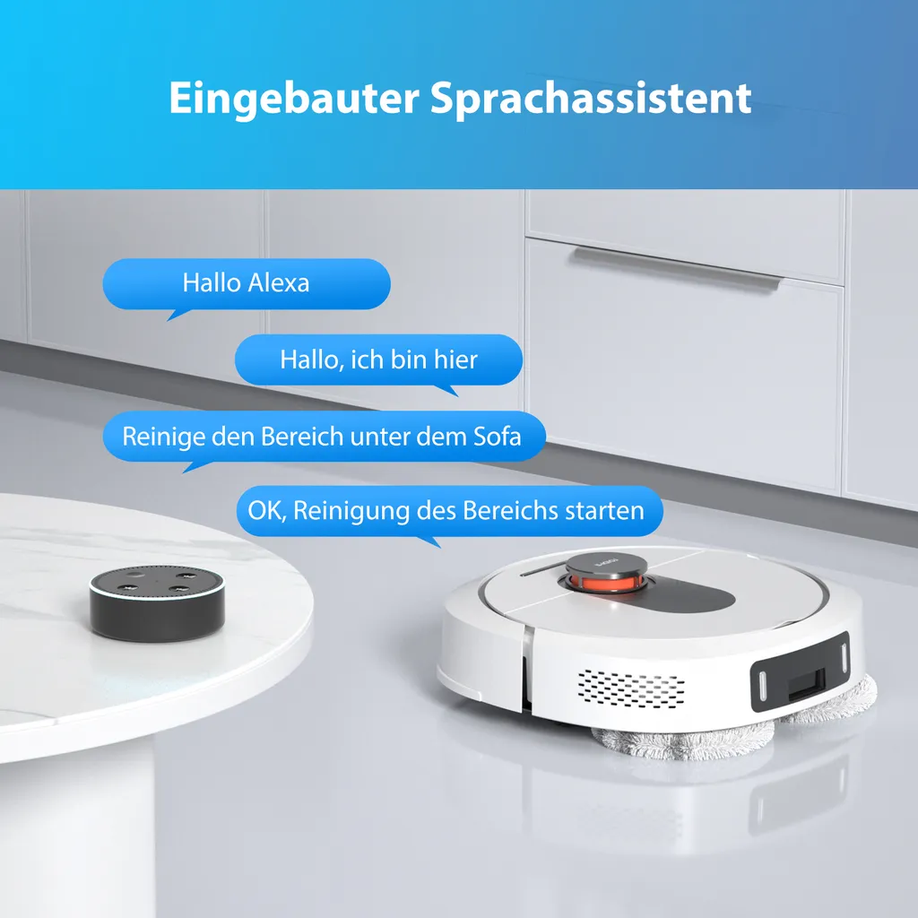 Roidmi Eva Mop Station Staubsauger 3200pa 2-in-1 Saug Und Wischroboter Mit Absaugstation, Mopp- Und Saugroboter, Automatisch Waschen Von Mopps 21 Roidmi Eva Mop Station Staubsauger 3200pa 2-in-1 Saug Und Wischroboter Mit Absaugstation, Mopp- Und Saugroboter, Automatisch Waschen Von Mopps – Bild 19