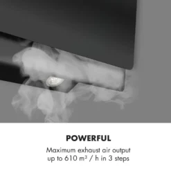 Klarstein Aurica 90 Dunstabzugshaube - Wandabzugshaube, Abzugshaube Zum Wandanbau, 90 Cm, 165 W, 620 M³/h Abluftleistung, 3 Leistungsstufen, Zuschaltbares Licht, Inkl. Montagematerial, Schwarz [Energieklasse B] -Kaufland Verkäufe 8211d03ce0ebbbd0fcdd0f5abd707bc1