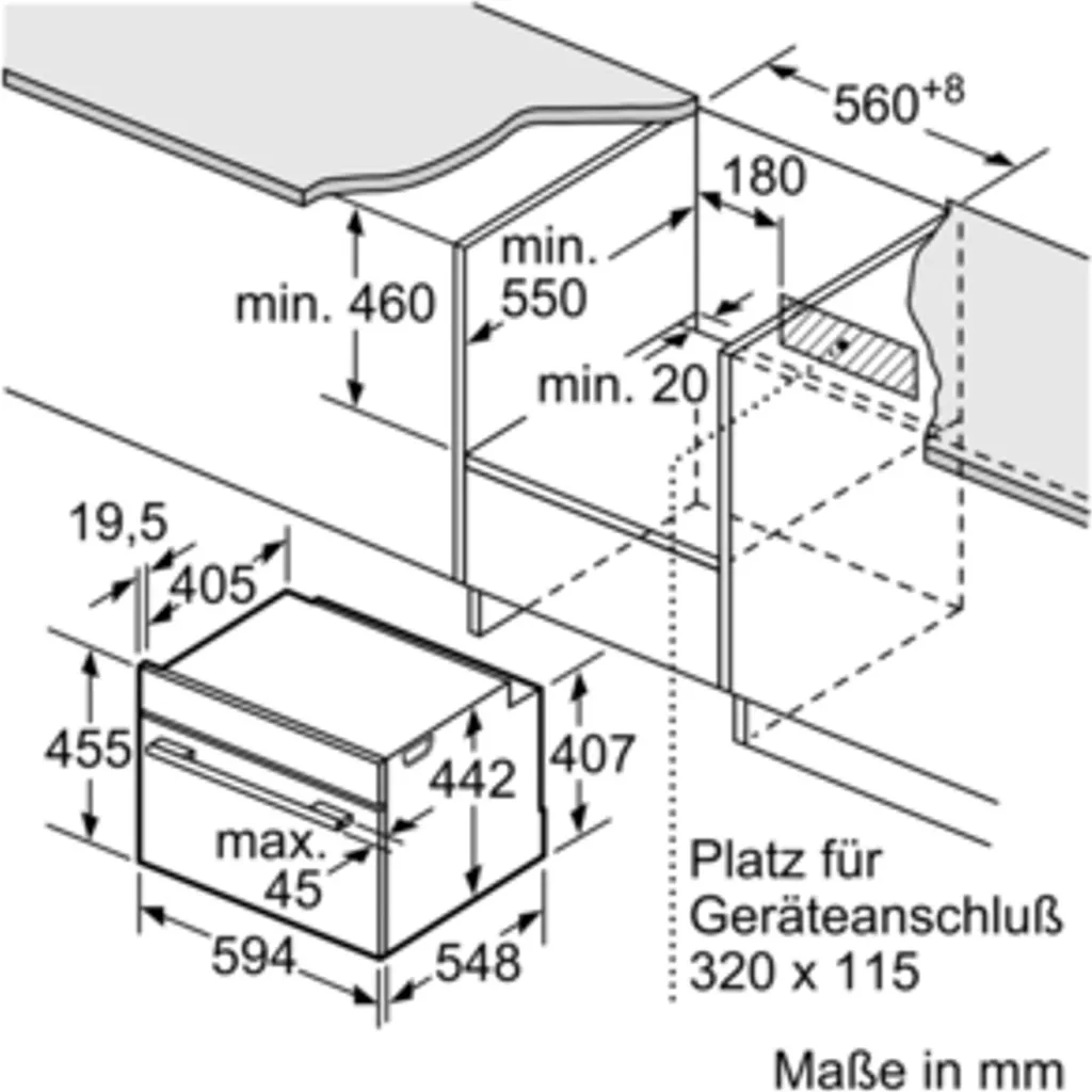 Siemens CM633GBS1 Elektrischer Ofen, 45l, 1000W Edelstahl 7 Siemens CM633GBS1 Elektrischer Ofen, 45l, 1000W Edelstahl – Bild 5