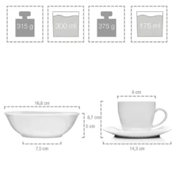 Sänger Kombiservice Bilgola Aus Porzellan 86 Teilig Für 12 Personen -Kaufland Verkäufe 82e171ad1c55bfcf4ff97d52041b0e49